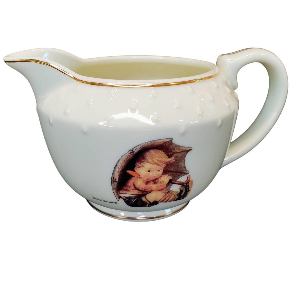 Hummel Collection Danbury Mint Umbrella Boy Creamer